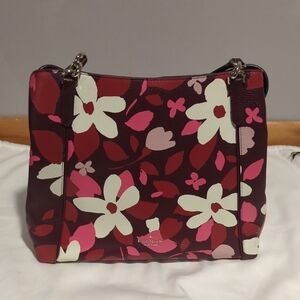 Kate Spade New York Jackson Forest Floral Medium Triple Compartment Shoulder Bag